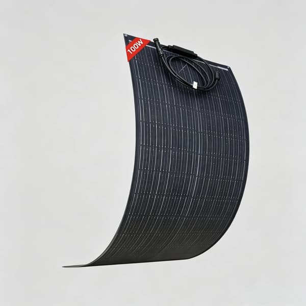 Solpanel, Høj Effektivitet, Fleksibelt Design,1stk 100w panel