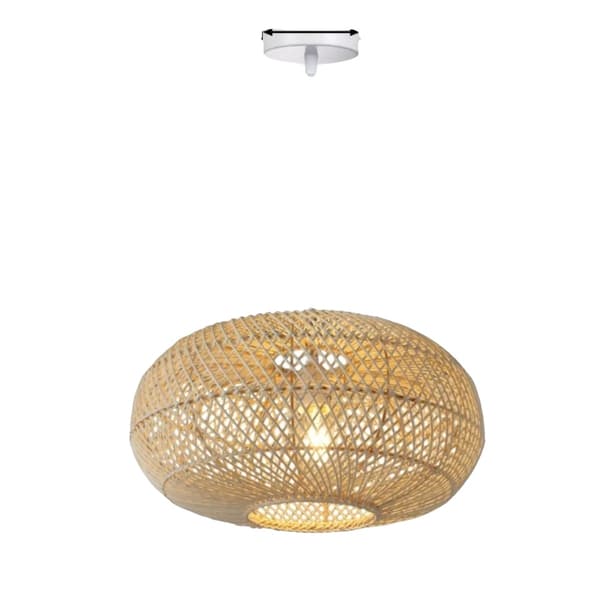 Kronleuchter, Elegant Bambusdesign, Energi Effektiv Belysning,Ingen pære, 40cm
