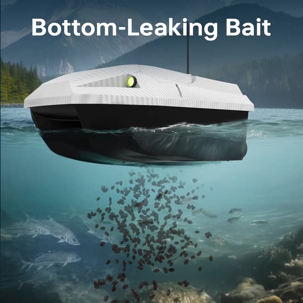 Baitbåt, Dubbel Positionering, Smart Sonar Detektion,VIT