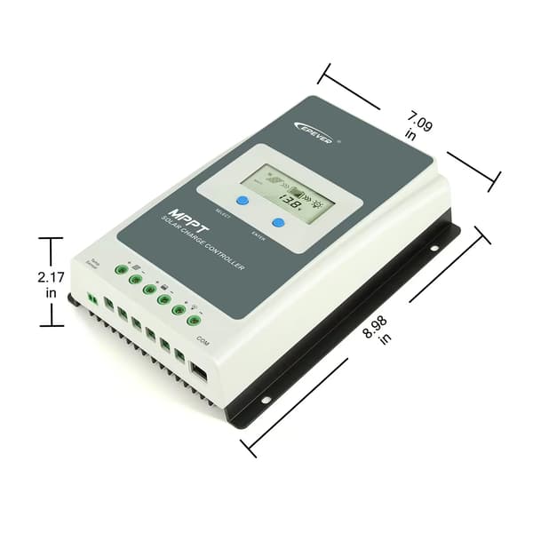 Solcellsregulator, MPPT-teknik, 10A maximal ström,12V 24V Bil, 10A 60VDC