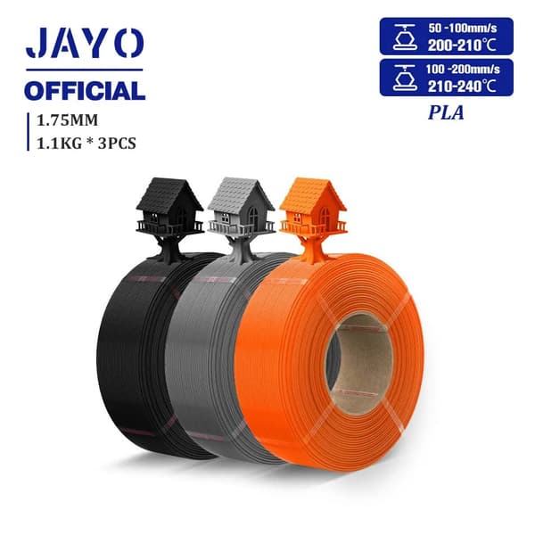 3D-printer filament, bæredygtigt design, forbedret styrke,PLA Mix-2 3Ruller