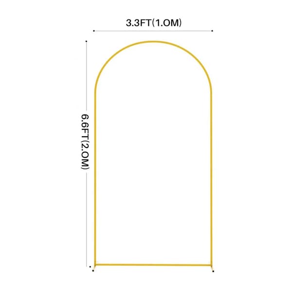 Bryllupsbue, Robust Metalramme, Nem Samling,L, 1.0*2.0M【6.6ft】
