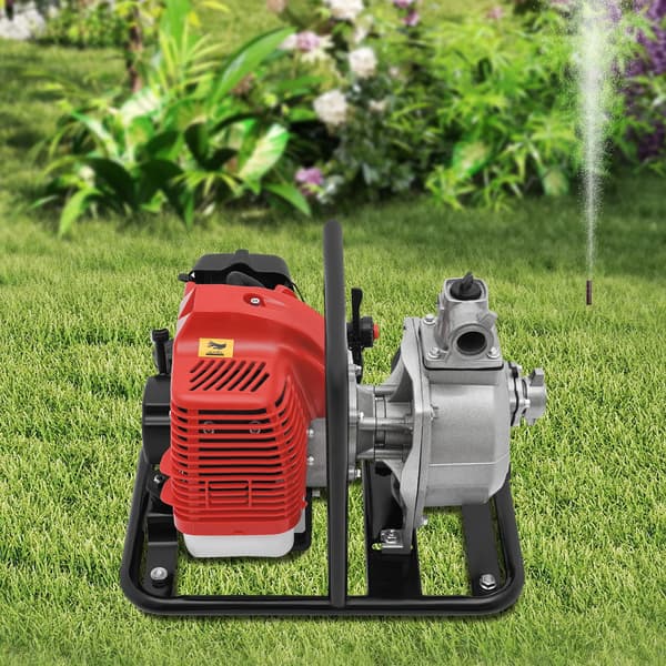 Vattenpump, 2-taktsmotor, hög flödeshastighet,Röd och Svart