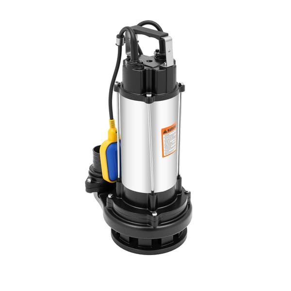 Kloakpumpe, 1,5 kW effekt, automatisk flydeafbryderdrift,sort