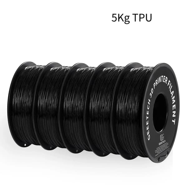 TPU Filament, Meget Elastisk, Kompatibel med de Fleste 3D-printere,sort