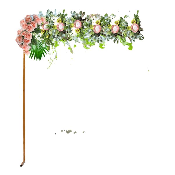 Trädgårdsbåge, Hållbar Design, Lätt Montering,L, GUL