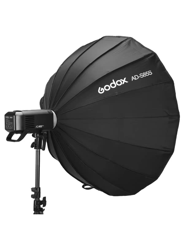 Softbox, 85 cm diameter, hållbar tygdesign,Silver för AD-S85S