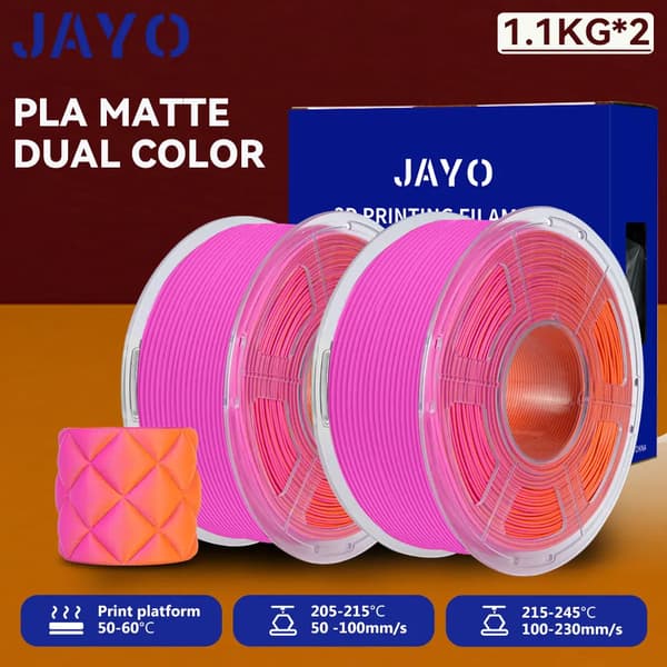 3D-printer filament, PLA-material, høj kompatibilitet,orange-rød