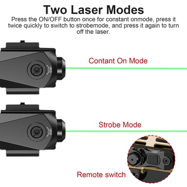 Laserkit, Kompakt Design, Kompatibel Skenmontering,7003 Grön