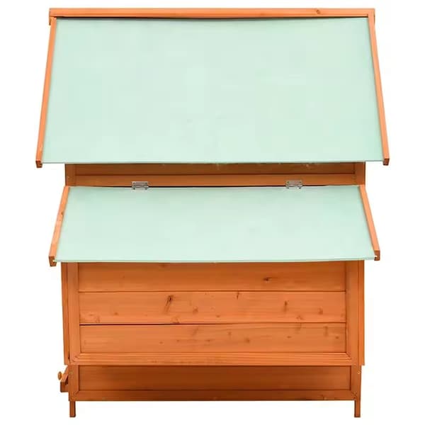 Hønsebur, Solid Fyrretræ, Holdbart Design, 150X96X110 Cm,hær grøn