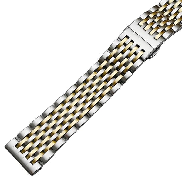 Urrem, Rustfrit Stål, Sommerfuglespænde,19mm, Sølv Guld-a