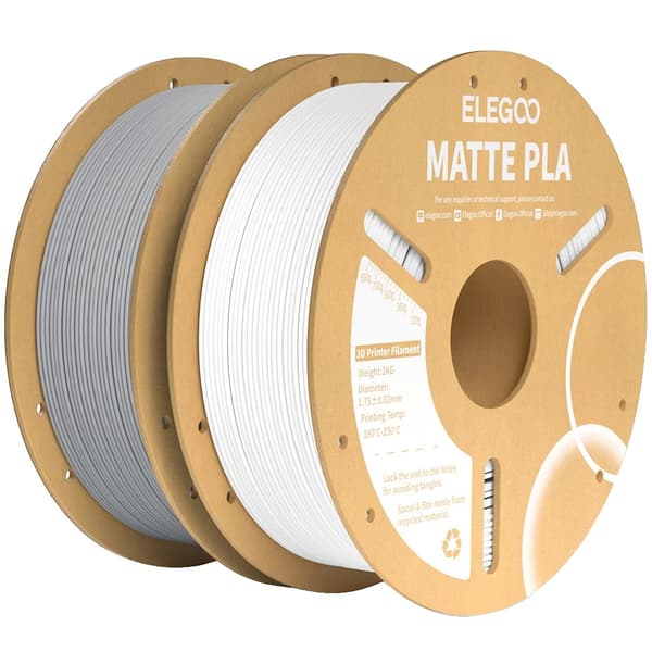 PLA Filament, Matt Finish, Hög Noggrannhet,Blandad 2kg C