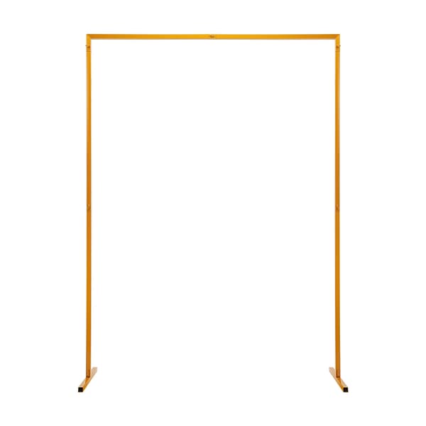 Bröllopsbåge Ställning, Justerbar Höjd, Elegant Design,L, Gul