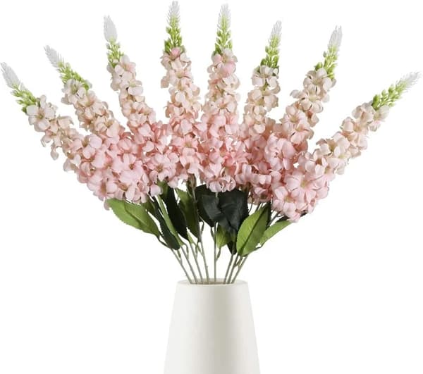 Konstgjorda Blommor, 5-pack, Heminredning,L, Rosa