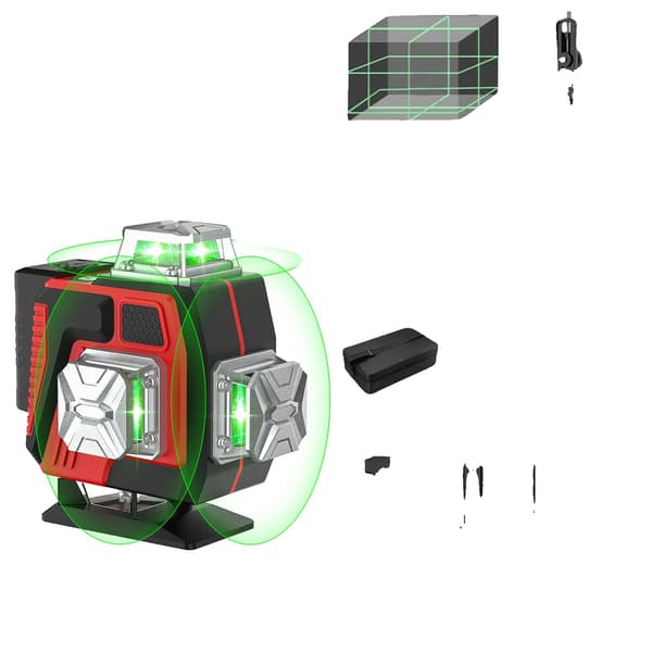 Laser Level, 360-Degree Coverage, High Precision, 16Line+Canvas Bag