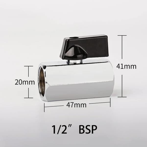 Mini mässingskulventil, mångsidig användning, kompakt design,SN-04