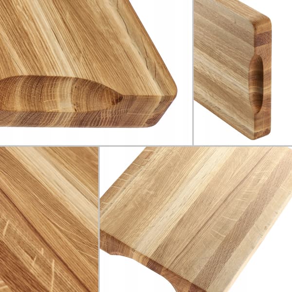 Skärbräda, Hållbart Ekmaterial, Elegant Design,Brun