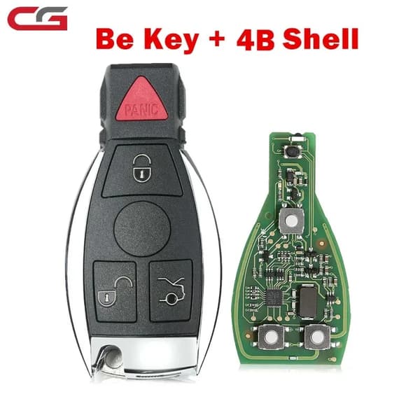 Nyckel, Stöder Olika Mercedes Modeller, Automatisk Återställningsfunktion,PCB med 4B skal