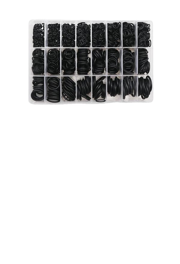 Gumm O-ring Set, Nitril Silikonmaterial, Mångsidiga Tätningsapplikationer,1200pcs