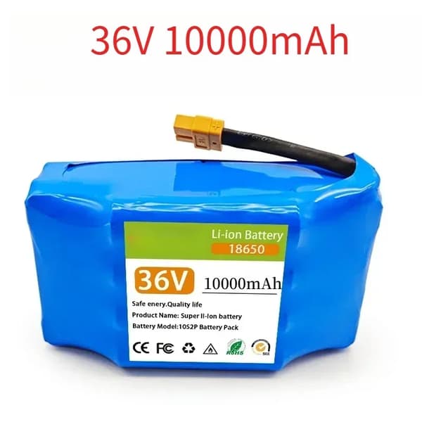 Litiumjonbatteri, 36V, 6000mAh kapacitet,36V 10000mAh
