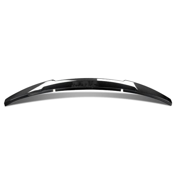 Bakre läppspoiler, hållbar ABS-plast, enkel installation,Kolfiberutseende