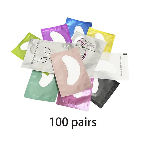 Ögonlappar, Behandling för under ögonen, Bekväm applicering,100PCS Mix