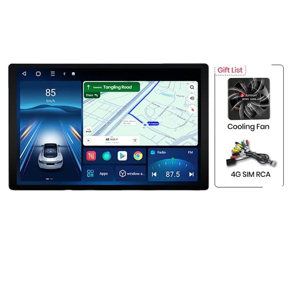 Bilstereo, Touchscreen, Multimedia-forbindelse, kompatibel med Citroen C5 2008-2017,X7 MAX 6+128GB 13"