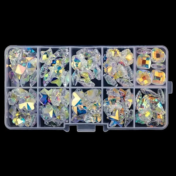 Løse Perler, Glasmateriale, Rund Form,Glas vedhæng