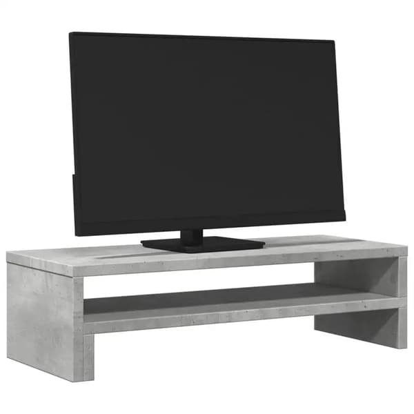 Monitorställ, Ergonomisk Design, Platsbesparande Lösning,Gris