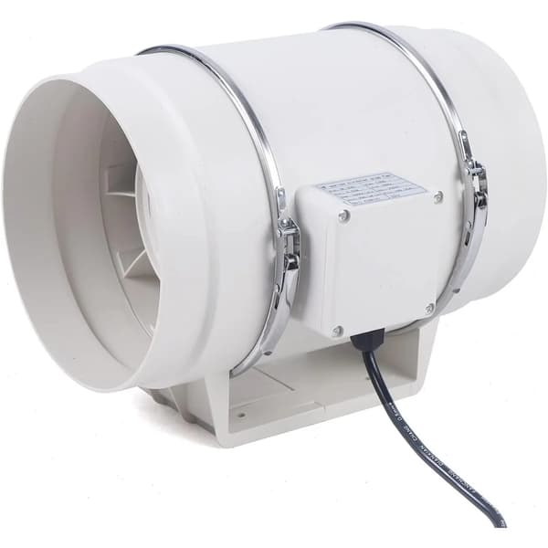 Inline Duct Udsugningsventilator, Høj Luftstrøm, Ren Kobbermotor,HVID