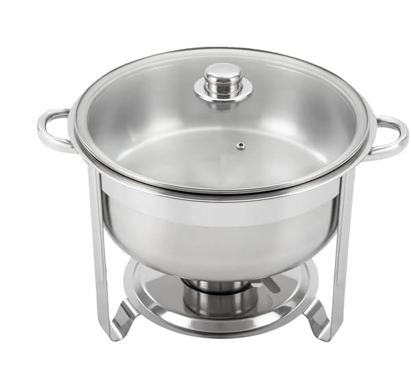 Matvärmare, 8,5L kapacitet, rund design,Silver