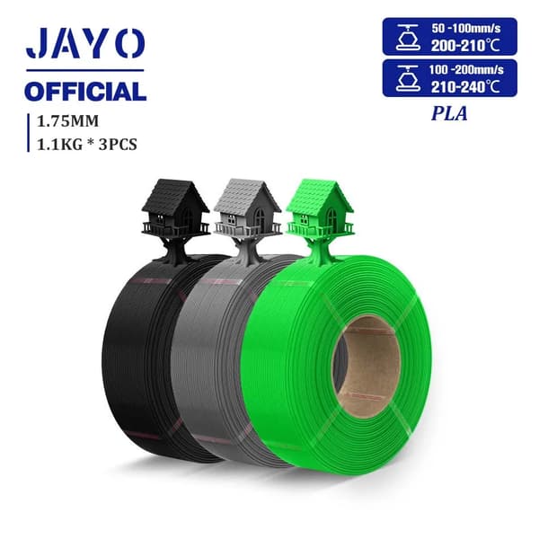 3D-printer filament, bæredygtigt design, forbedret styrke,PLA Mix-1 3Ruller