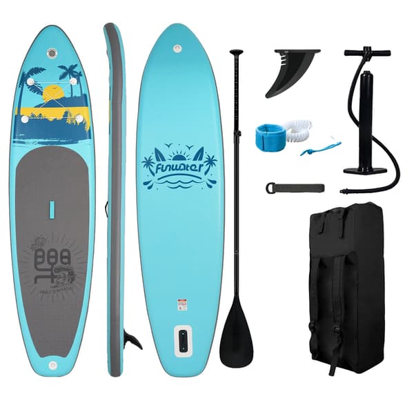 Stand Up Paddle Board, Overlegen Stabilitet, Komplet Tilbehørssæt,Blå