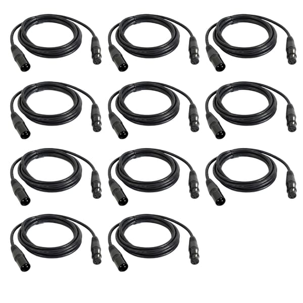 Lydkabel, XLR Han-Hun, DM512 Model,2m, 10STK