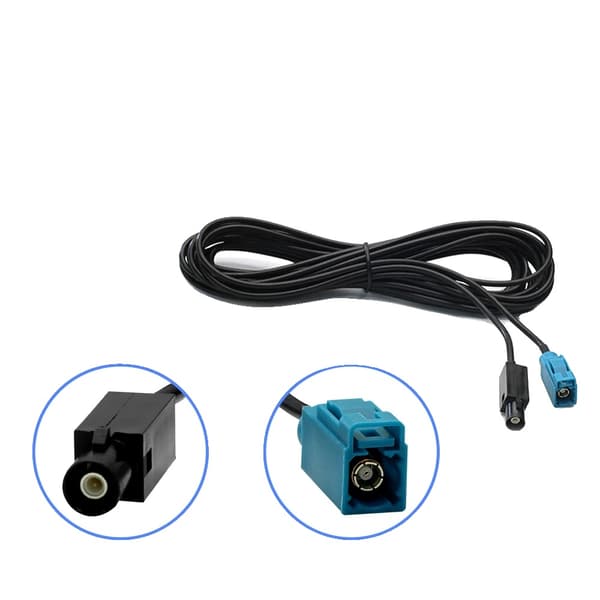 Forlængerstrømledning, 6 meter længde, Plug and Play interface, 4*45W maksimal effektudgang, til OEM lydsystemer, PVC materiale