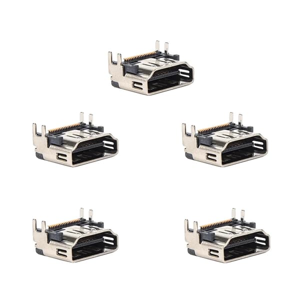 HDMI-portbyte, kompatibel med PS5, högkvalitativa komponenter,Original 5st