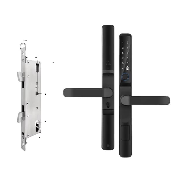 Smart Lås, IP66 Väderbeständighet, Flera Låsningsmetoder,3585, Tuya(WIFI)-b