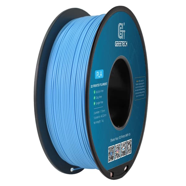 3D-printer filament, PLA-material, høj styrke og stivhed,Vand Blå