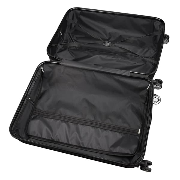 Resväska Set, Hållbart ABS Material, TSA Lås, 26 Tum 650 mm, svart