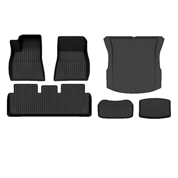 Bilbundsmåtter, Kompatible med Tesla Model 3 Highland, Helårsbeskyttelse,6PCS