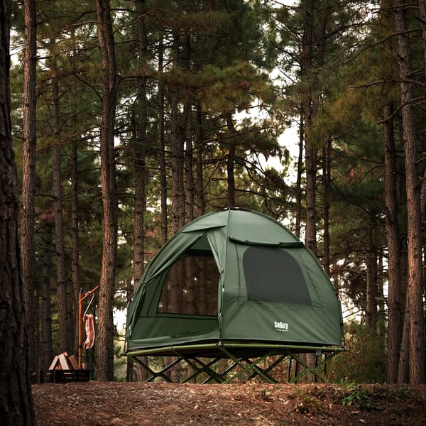 Camping Telt, 7-i-1 Design, Hurtig Opsætning,grøn