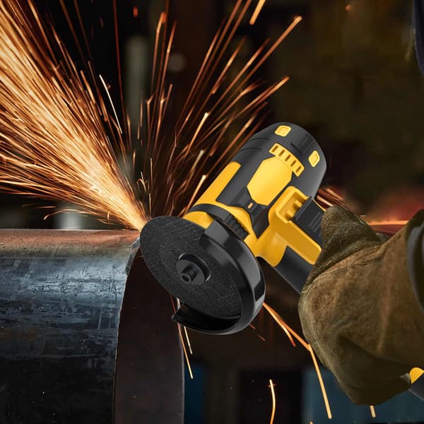 Mini Vinkelslip, Trådlös, Hög Hastighet, Med 2×Batteri