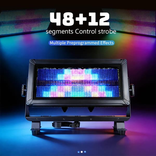 Strobe Lys, IP65 Vandtæt, DMX512 Kontrol,1PCS