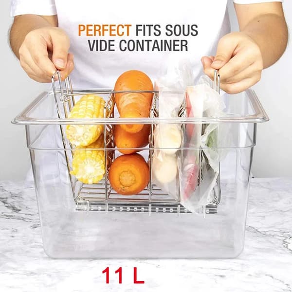 Sous Vide Beholder, Komplet Sæt, Holdbare Materialer,Container og ramme