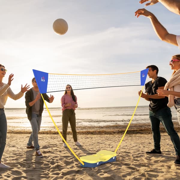 Badmintonnät, bärbar design, justerbar höjd, MÅNGSIDIG