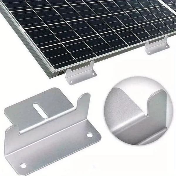 Solpanelfästen, Lättviktsaluminium, Enkel installation,16Pcs Set