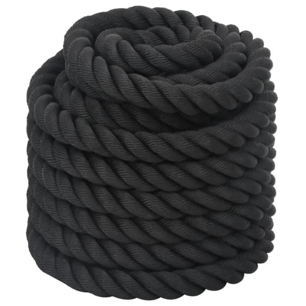 Battle Rope, Holdbart Polyester, Funktionel Styrketræning,hær grøn