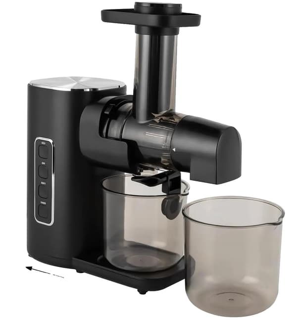 Juicer, Effektiv Juiceudvinding, Nem at Rengøre,220V, sort