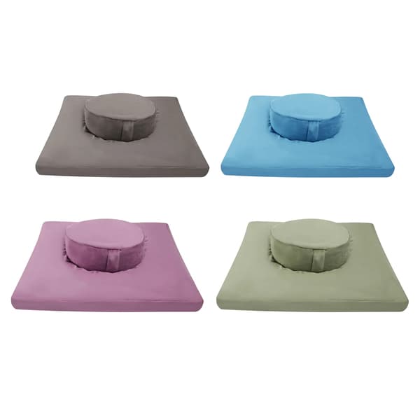 Meditationspude Sæt, Holdbare Materialer, Moderne Design,Lys Grå