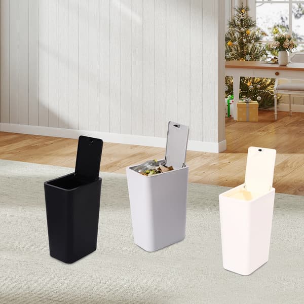 Sopkorg, Hållbar PP-plast, Set om 3,MULTI